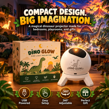 DINO GLOW™ | Prehistoric Adventure Light Projector
